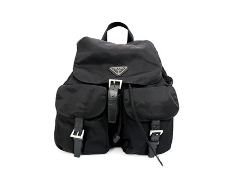 zaino prada grande|Black Re.